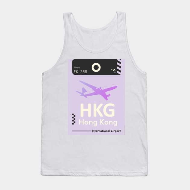 HKG airport tag 2 Tank Top by Woohoo